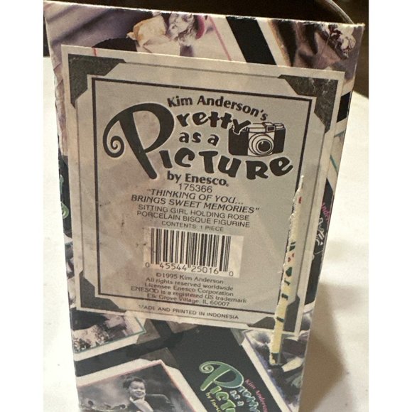 Set of 2 Vintage Kim Anderson Pretty as a Picture by Enesco Collectibles (READ) - Picture 11 of 16